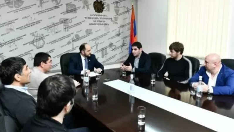 Արայիկ Հարությունյանն ընդունել է ըմբշամարտի Եվրոպայի առաջնության մրցանակակիրներին
