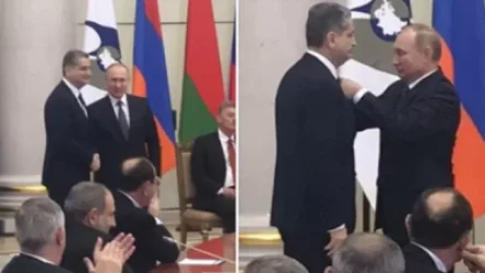 Վլադիմիր Պուտինը պարգևատրել է Տիգրան Սարգսյանին