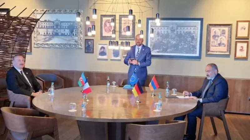 Ալիև-Միշել-Փաշինյան եռակողմ հանդիպումը տևեց 10 րոպե