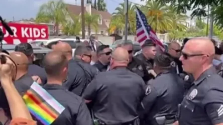 ՏԵՍԱՆՅՈՒԹ. Լոս Անջելեսում դպրոցականների ծնողները ծեծկռտուքի մեջ են մտել ԼԳԲՏ աջակիցների հետ