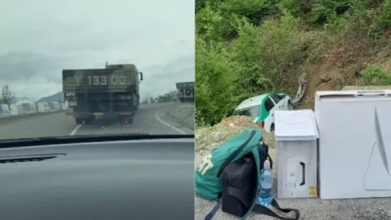 Ակնհայտ դիտավորություն է եղել. ԱՀ ՄԻՊ-ը` ադրբեջանական բեռնատարի կողմից տաքսին ձորը գցելու մասին