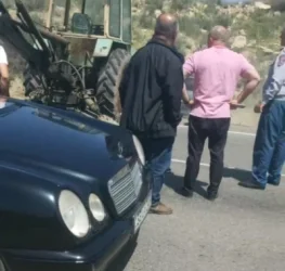 ՏԵՍԱՆՅՈՒԹ. Քաղաքացիները փակել են Վայք-Եղեգնաձոր ճանապարհը