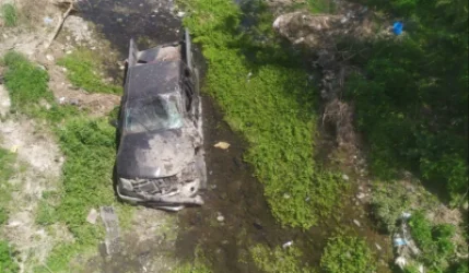 Արևշատ գյուղի կամրջից ավտոմեքենան ընկել է Ազատ գետը