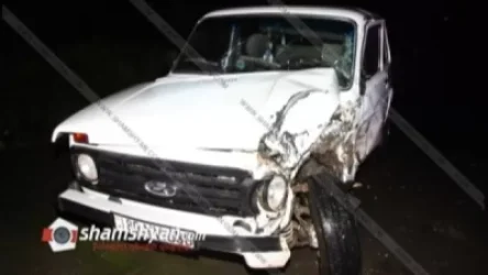 Ավտովթար Լոռու մարզում, բախվել են Niva-ն ու Ford Transit-ը. կա վիրավոր. Shamshyan. com