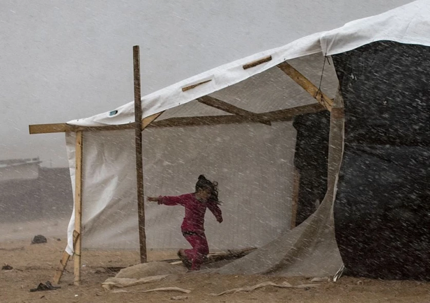 Գազայի ապաստարաններում մարդիկ չեն կարողանում պատսպարվել հորդառատ անձրևների պատճառով