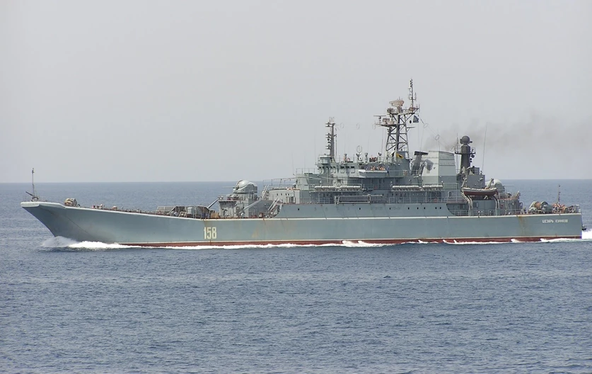 Ուկրաինայի զինված ուժերի գլխավոր շտաբը հաստատեց` ռուսական խոշոր դեսանտային նավի վրա հարձակումը