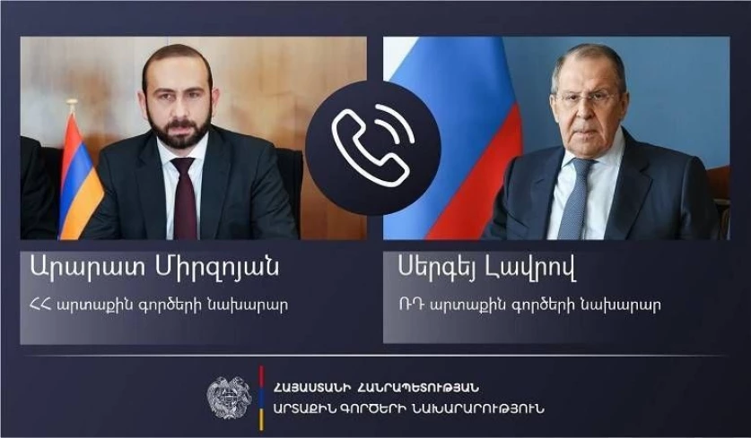 Արարատ Միրզոյանն ու Սերգեյ Լավրովը հեռախոսազրույց են ունեցել