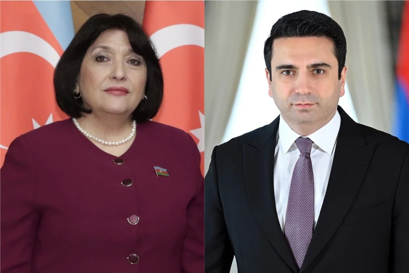 Այս պահին երկկողմ հանդիպում է տեղի ունենում Ալեն Սիմոնյանի և Ադրբեջանի Միլլի Մեջլիսի նախագահի միջև