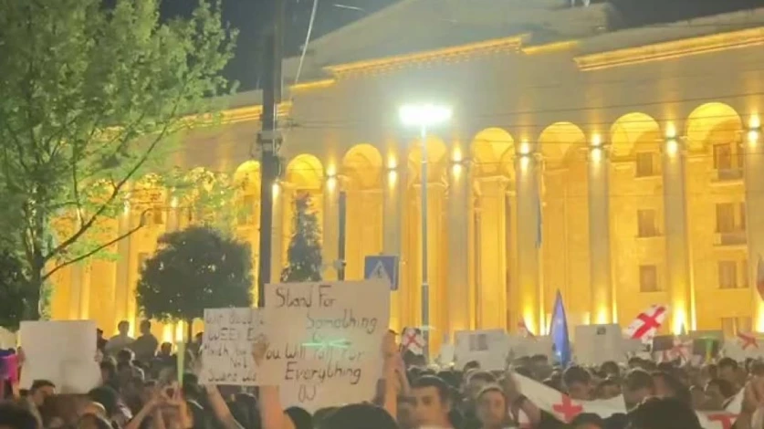 ՏԵՍԱՆՅՈՒԹ. Թբիլիսիում բողոքի ցույցերը շարունակվում են