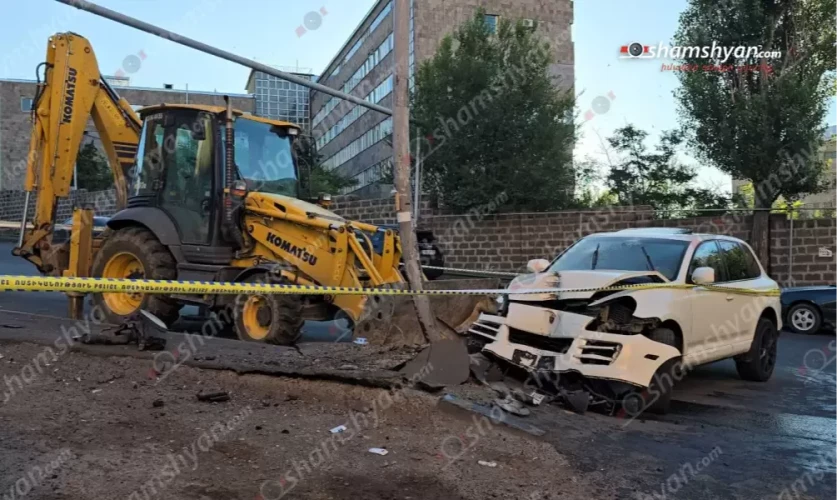 Խոշոր վթար՝ Երևանում․ Մեքենան բախվել է էլեկտրասյանն ու տրակտորին. կա 7 վիրավոր