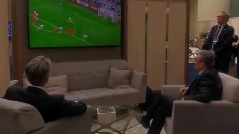 ՏԵՍԱՆՅՈՒԹ. Մեծ Բրիտանիայի վարչապետն ու Էնթոնի Բլինքենը միասին դիտել են Նիդերլանդներ-Անգլիա ֆուտբոլային հանդիպումը