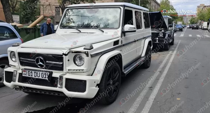 Երևանում բախվել են հարսանիքի մեկնող 3 «Mercedes G 500»