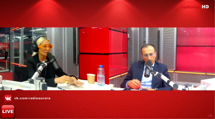 Արսեն Թորոսյանը՝ Ռադիո Ավրորայի ուղիղ եթերում։