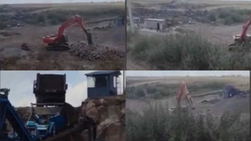 Բյուրակն գյուղում  ապօրինի արդյունահանում է տեղի ունեցել