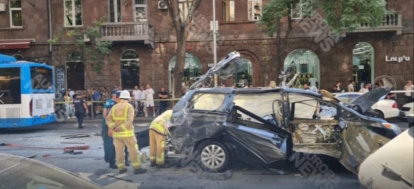 ՆԳՆ-ն՝ Ամիրյան փողոցում տեղի ունեցած խոշոր պայթյունի մասին