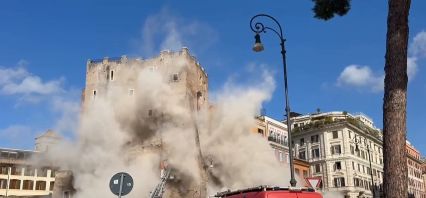 Հռոմում փլուզվել է Կոնտի միջնադարյան աշտարակի մի մասը. կան վիրավորներ