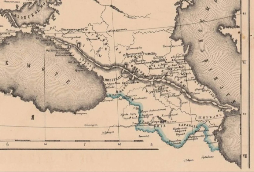 Քարտեզ, որտեղ հստակ նշված է Հայաստանը, բայց չկա որևէ հիշատակում Ադրբեջանի վերաբերյալ