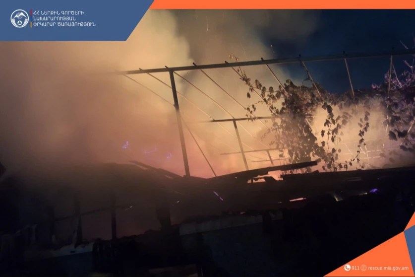 Խոշոր հրդեհ՝ Արտաշատ քաղաքում