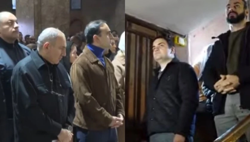 Նիկոլ Փաշինյանն ու Նարեկ Կարապետյանը Սուրբ Սարգիս եկեղեցում պատարագի են մասնակցում