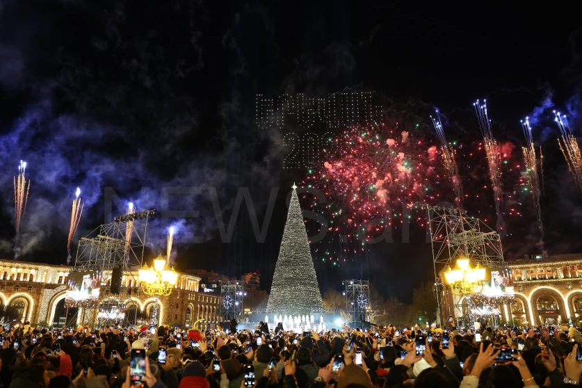 Արտակարգ դեպքեր չեն գրանցվել․ ՆԳՆ-ն գլխավոր տոնածառի լուսավորման արարողության մասին