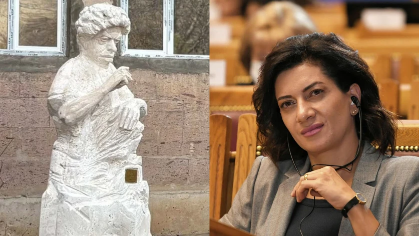 Լևոն Թոքմանջյանն է քանդակագործը, իսկ մենք՝ քանդակներից շատ բան չենք հասկանում. Աննա Հակոբյան