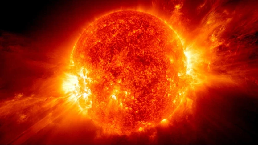 Արևի վրա գրանցվել է ուժեղ բռնկում