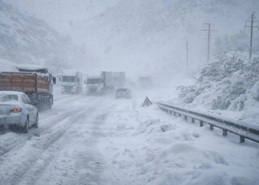ՀՀ-ում մի շարք ավտոճանապարհներ հայտնվել են անանցանելի վիճակում. դիտվում է նաև բուք