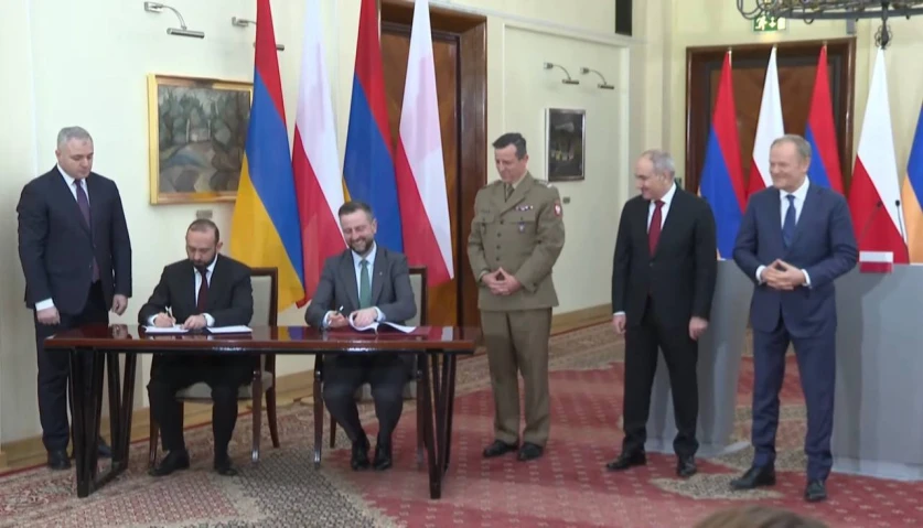 Հայաստանը և Լեհաստանը ստորագրեցին ռազմատեխնիկական համագործակցության համաձայնագիր