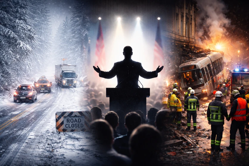 Լուրերը մեկ տողով. Եղանակային բարդ իրավիճակ, քաղաքական ուղերձներ, արտակարգ դեպքեր