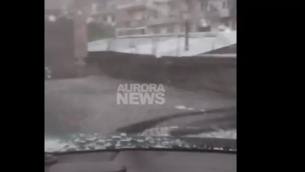 ՏԵՍԱՆՅՈՒԹ․ Կարկուտ՝ Երևանում