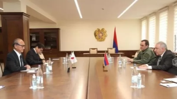 Վաղարշակ Հարությունյանը Ճապոնիայի դեսպանի հետ քննարկել է տարածաշրջանի անվտանգային հարցերը