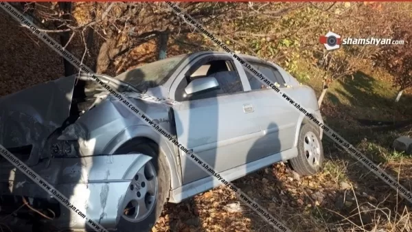 22-ամյա վարորդը Opel-ով բախվել է շինության քարե պարսպին.կան տուժածներ 