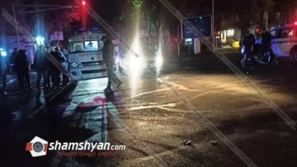 Երևանում բախվել են Kia-ն ու Honda մակնիշի մոպեդը. մոպեդավարը տեղափոխվել է հիվանդանոց