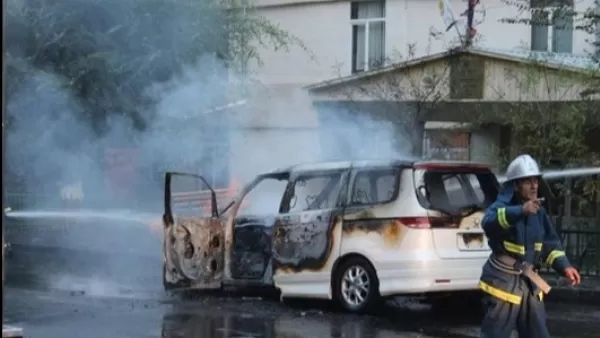 Երևանում մի քանի մեքենա է այրվել. փրկարարներին հաջողվել է հանգցնել կրակը