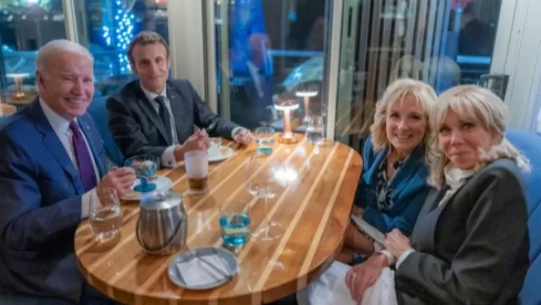ԼՈՒՍԱՆԿԱՐ. Բայդենն ու Մակրոնը իրենց կանանց հետ ռեստորան են այցելել և մտերմիկ լուսանկար հրապարակել
