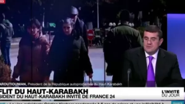 ՏԵՍԱՆՅՈՒԹ. Ինչի է պատրաստ Արցախը. Արայիկ Հարությունյանի հարցազրույցը` France24-ին