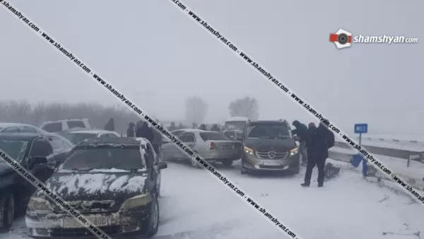 ԼՈՒՍԱՆԿԱՐՆԵՐ․ Երևան-Սևան ավտոճանապարհին. բախվել են 30-ից ավելի ավտոմեքենաներ, խցանումը ձգվում է մոտ 6 կմ