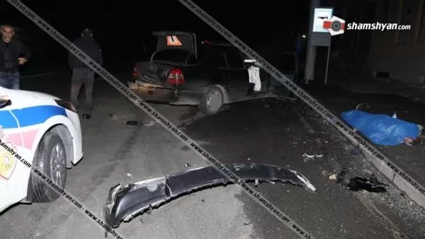 Ողբերգական ավտովթար Երևանում. ուղևորներից մեկը տեղում մահացել է