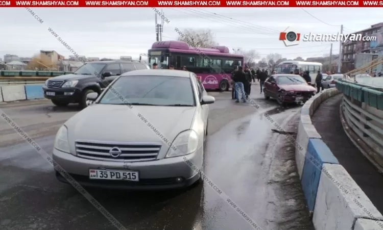 9 մեքենայի մասնակցությամբ վթար Երևանում, կան վիրավորներ