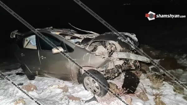 Ողբերգական ավտովթար. 38-ամյա վարորդը Toyota-ով մոտ 120 մետր ապառաժ քարերին բախվելով հայտնվել է ձորում