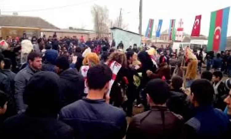 Ադրբեջանցիները բողոքի ակցիա են իրականացրել Վրաստանի գյուղերից մեկում