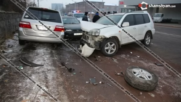 Խոշոր ավտովթար Երևանում. վիրավորներից մեկին հայտնաբերել են բեռնախցիկում  