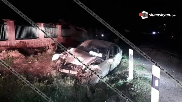 Խոշոր ավտովթար Գեղարքունիքի մարզում. 24-ամյա վարորդը Mercedes-ով կոտրել է էլեկտրասյունը և տապալել այն. կան վիրավորներ