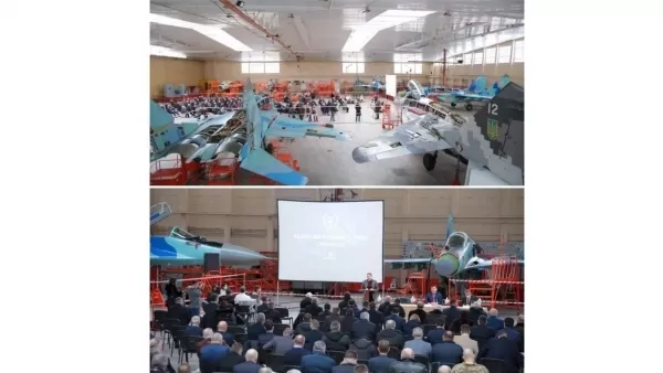 Լվովի հրթիռակոծված ավիավերանորոգման գործարանում ադրբեջանական ՄիԳ-29 կործանիչներ էին նորոգվում