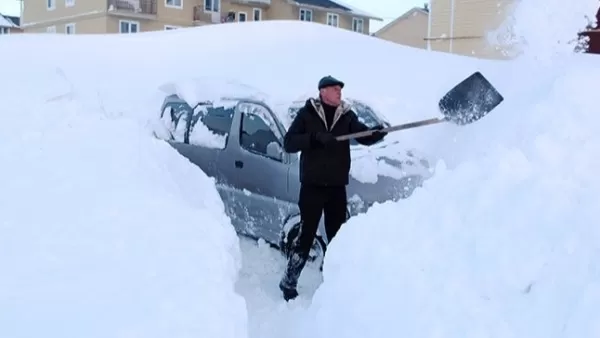 ՏԵՍԱՆՅՈՒԹ. Բնակիչները «երկրպագում են» ձյուն մաքրող մեքենային