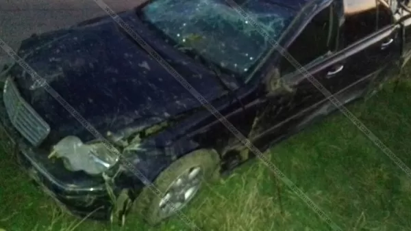 Տավուշի մարզում 23-ամյա վարորդը Mercedes-ով Այգեհովիտ գյուղի սկզբնամասում շրջվել է. կա 4 վիրավոր