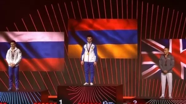 Հայաստանի մարմնամարզության հավաքականի անդամ Արթուր Դավթյանը դարձավ Եվրոպայի առաջնության ոսկե մեդալակիր