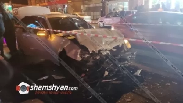 Խոշոր վթար Երևանում. երեք մեքենաների բախումից 8 մարդ վիրավորվել է