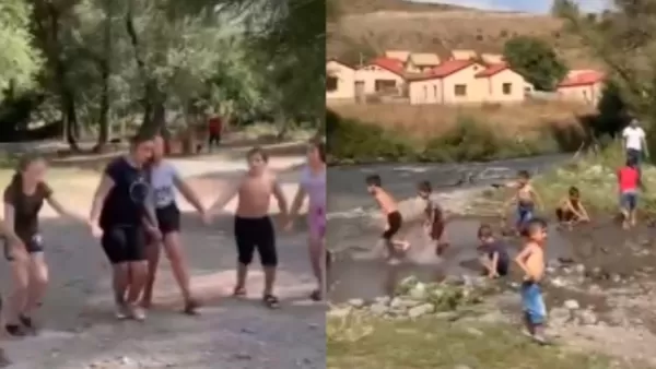 ՏԵՍԱՆՅՈՒԹ. Հուզիչ կադրեր Աղավնոյից. երեխաները հավաքվել են միմյանց ու հայրենի գյուղին հրաժեշտ տալու