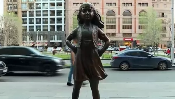 «Անվախ աղջկա» արձանը Մանե Թանդիլյանի նվերն է աշխատանքի և սոցիալական հարցերի նախարարությանը․ խոսնակ